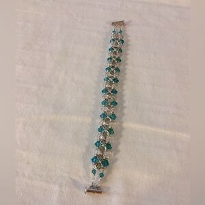 Turquoise Color Crystal Bracelet